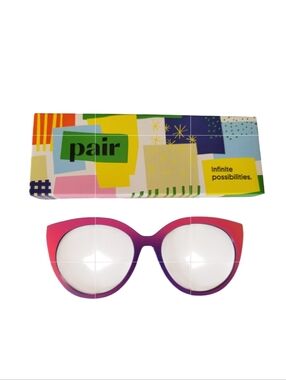 Pair Eyewear Brand Zuri Style Magnetic Topper "The Pacific Purple Urchin Premium